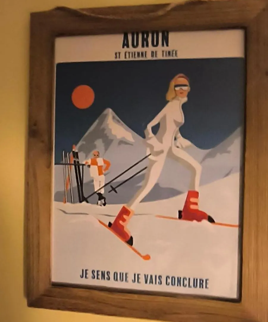 Charmant Studio Tout Equipe Auron 4-5P Saint-Etienne-de-Tinee France